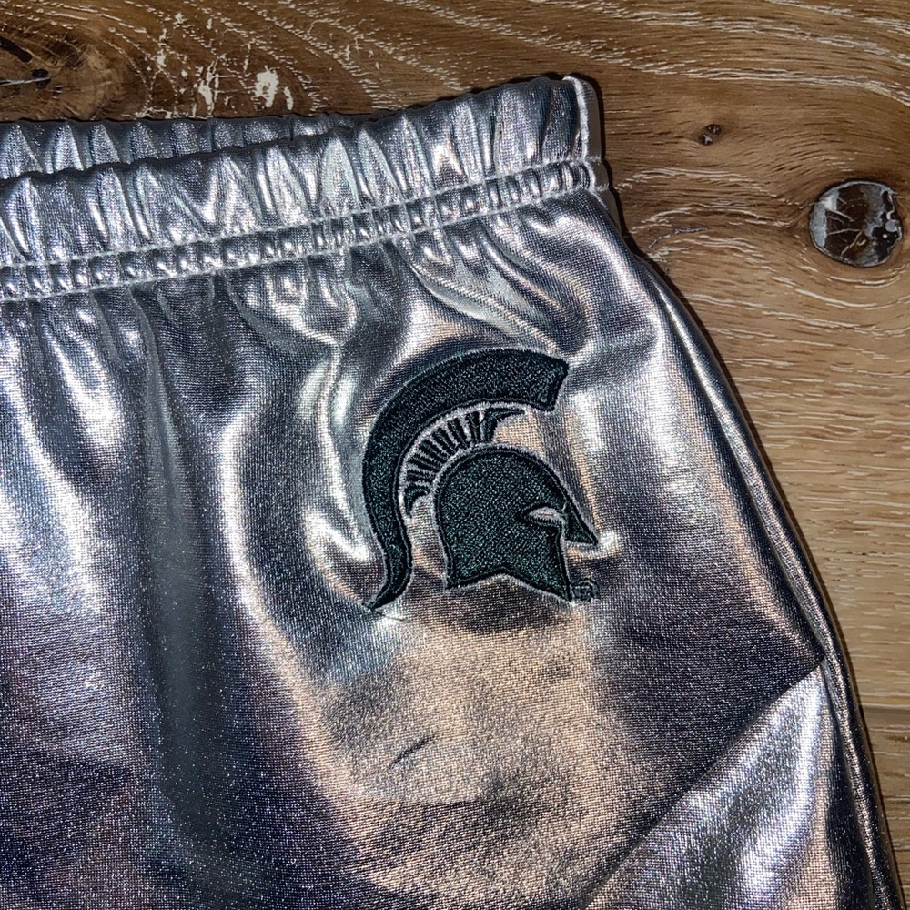 ⚡️metallic MSU spartans tailgate skort 💚